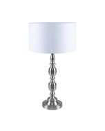 SANDRA-TL TABLE LAMP 1XE27 240V SATIN CHROME 22546