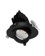 SCOOP-13 RND 13W LED KIT BLK TRIO 20466