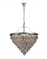 Cascade 10 Light Crystal Chandelier Bronze 1000094