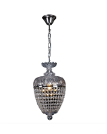 Cascade 3 Light Crystal Chandelier Bronze 1000096