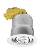 Closed R80 Fluorescent Downlight White 20W SD100F-WH Superlux