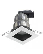 R80 Square Darklighter Recessed Downlight White 100W SD127-WH Superlux