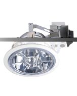 Commercial Fluorescent Turbo Louvre Downlight White 26W SDF98-HT226 Superlux