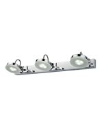 WALL INT S/M CITY LED ADJ 3LT BAR CH WW 3000K 3 X 3W SEATTLE3 CLA LIGHTING 