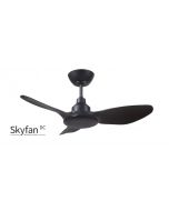 SKYFAN - 36"/900mm Glass Fibre Composite 3 Blade DC Ceiling Fan - Black - Indoor/Covered Outdoor  - SKY903BL