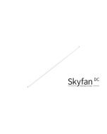 Skyfan 1200mm Downrod SKYEXTR120WH