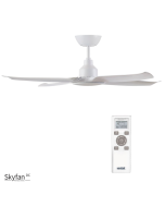 White Ventair Skyfan 48" (1200mm) 4 Blade DC Ceiling Fan and Remote