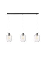 MARCONI 3 LIGHT PENDANT CLEAR GLASS SL63523CL