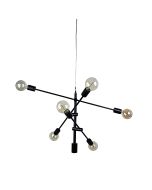 CHELSEA Black Contemporary Satellite Pendant - SL64406BK