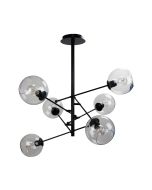 RIPLEY.6 Black Amazing 6-Light Satellite Pendant Black - SL64415/6BK