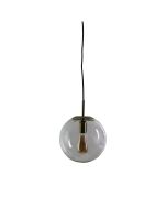 NEWTON.25 Brushed Brass and Clear Glass Pendant - SL64425BB