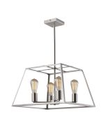 SOUTHPORT 48 Brushed Chrome 4 Light Pendant - SL66904BC