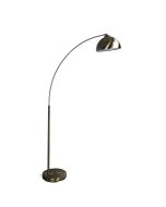 DOME Antique Brass Arc Retro Floor Lamp - SL91201AB