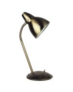 TRAX Antique Brass Classic Gooseneck Metal Task Lamp - SL98401AB