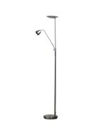 UP2 LED Brushed Chrome Mother and Child LED Floor Lamp - SL98595BC