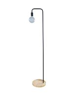  SLIM CLA LIGHTING FLOOR LAMP DIMM ES 45W BLONDE WOOD/BLK H1610mm x 300mm SLIM-F2