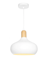 SLOA1PWHT, 1 Light Pendant, Cougar Lighting, Sloan Collection