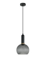 VINTAJ Wine Glass Shape Ribbed Glass Pendant Lights VINTAJ1