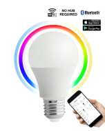 LED Smart Dimmable Tri-CCT+RGB GLS Globes ES SMTGLS1