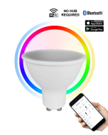 LED Smart Dimmable RGB+Tri-CCT GU10 Globe SMTGU101