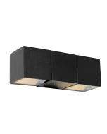 Solano Exterior Wall Light Black - SOLA2EBLK