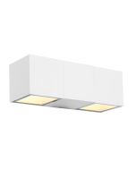 Solano Exterior Wall Light White - SOLA2EWHT