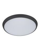 Solar 25 Watt Slimline Dimmable Round LED Ceiling Light Black / Tri Colour - 20941	