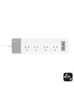 SMART 4 OUTLET POWERBOARD + 2 USB - SPB04U