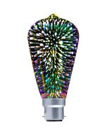 GLOBE LED Firework Effect BC ST57 PEAR 4W 330D (50 Lumens) WTY 3YR  SPECTRA01