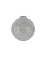 6" Sheffield Sphere Glass - French Etched