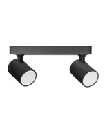 GU10 2XLights Adjustable Bar Base Surface Mounted Spot Lights SPOT-BAR2B