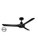 SPYDA - 50"/1250mm Fully Moulded PC Composite 3 Blade Ceiling Fan in Matte Black - Indoor/Outdoor/Coastal SPY1253NBL Ventair