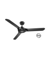 SPYDA - 56"/1400mm Fully Moulded PC Composite 3 Blade Ceiling Fan in Matte Black - Indoor/Outdoor/Coastal SPY1423NBL Ventair