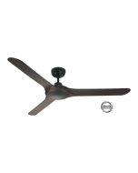 SPYDA - 56"/1400mm Fully Moulded PC Composite 3 Blade Ceiling Fan in Walnut - Indoor/Outdoor/Coastal SPY1423NWN Ventair