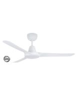 SPYDA EC 1250mm Precision Moulded Thermoplastic Alloyed 3 Blade Ceiling Fan with remote control include SPYEC1253WH-L