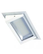 48W Rectangle Tiltable LED Downlight White, Silver/Grey SRD48-TLT-WH Superlux