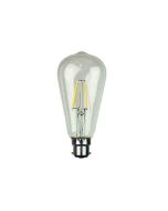 Pear 7.5W B22 Dimmable LED Globe - 9B22LEDST64DC