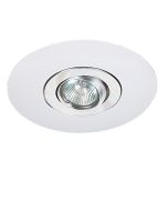 MR16 Eyeball Large Flange Downlight White 50W SV-EYEL-WH superlux