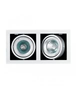 MR16 Double Gimble Frame Downlight White 35W SV-GMR2-WH Superlux