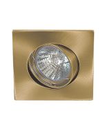 MR16 Square Tilt Downlight Kit Gold 50W SVE-STLT-GD Superlux