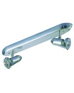 GU10 Double Bar Spotlight Satin Chrome 50W SZ-B2-SC Superlux