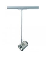 Long Arm Metal GU10 Track Spotlight Satin Chrome 50W TE100-300-SC Superlux