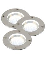 Tilos 3-Kit Recessed light Stainless steel-96439934