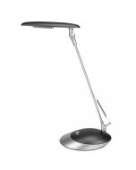 Dimmable LED Desk Lamp Black, Silver/Grey 6W TLED84-BLSI Superlux