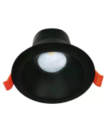 Rex Recessed LED Downlight W100mm Black PLastic 3 CCT - TLRD3459MD