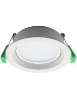 Tradetec Arte Gimble 10w Tricolour LED Downlight White - TLAG34510WD