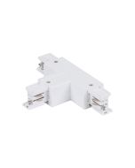 Trak 3 Circuit 240V T Shape Right Live White - 22179	