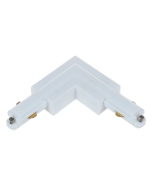 Track Connector L-piece White Left TRK1WHCON3L