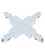 Track Connector Cross-piece White TRK1WHCON5