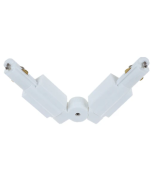 Track Connector Elbow Connector White TRK1WHCON6L